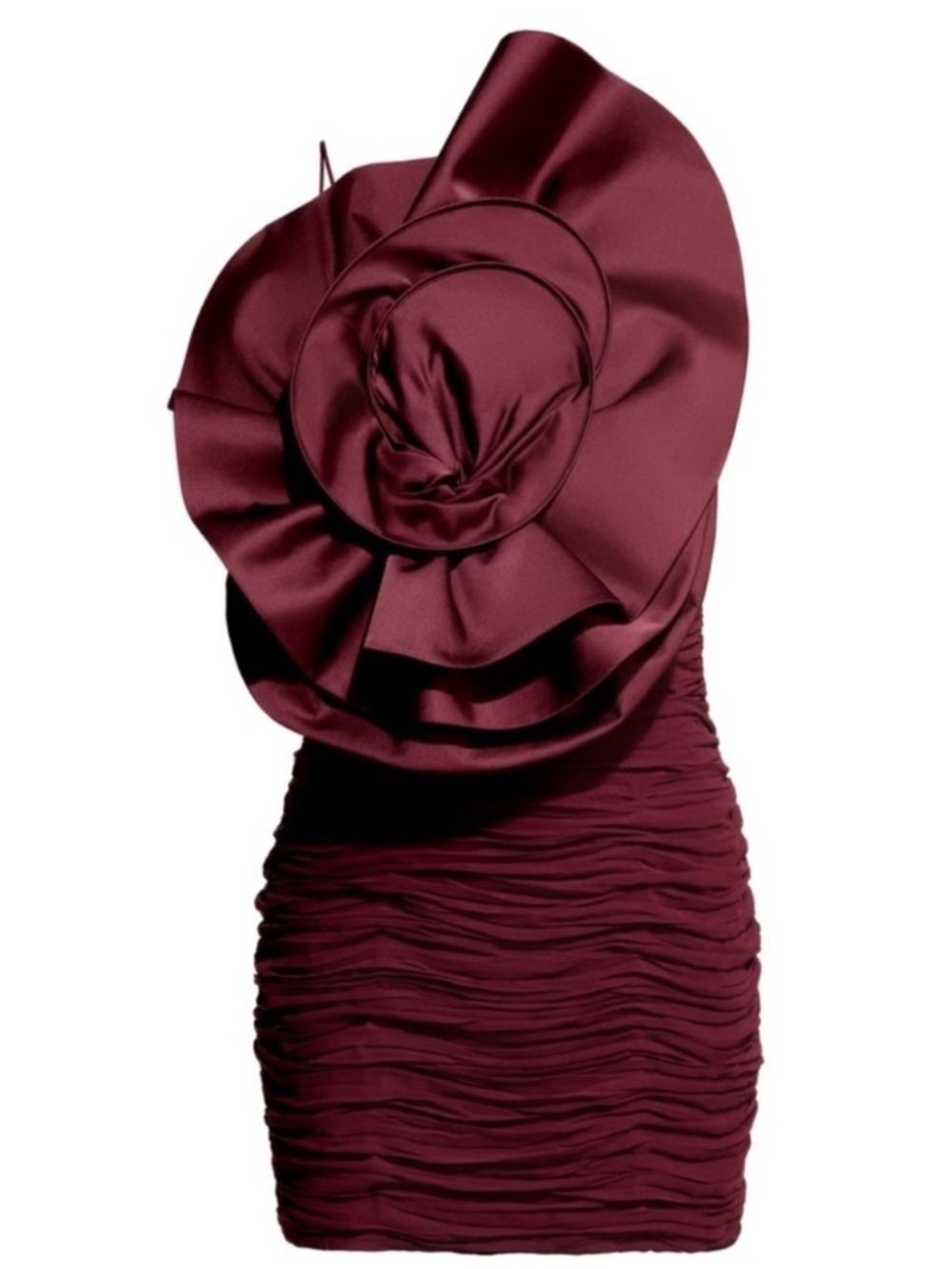 H&M x Magda Butrym ROSE-APPLIQUÉD GATHERED DRESS - Picture 3 of 9
